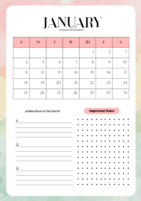 Healthy Habits 2026 Planner | Wellness, Fitness & Self-Care Planner