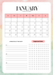 Healthy Habits 2026 Planner | Wellness, Fitness & Self-Care Planner