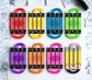Crayon Colored and Pencil Inspired Jumbo Paper Clips