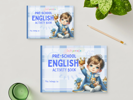 Blue Pre-school Activity Book | Digital Download