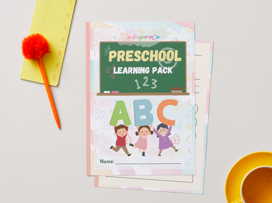 Pre-School Learning Pack | Digital Download