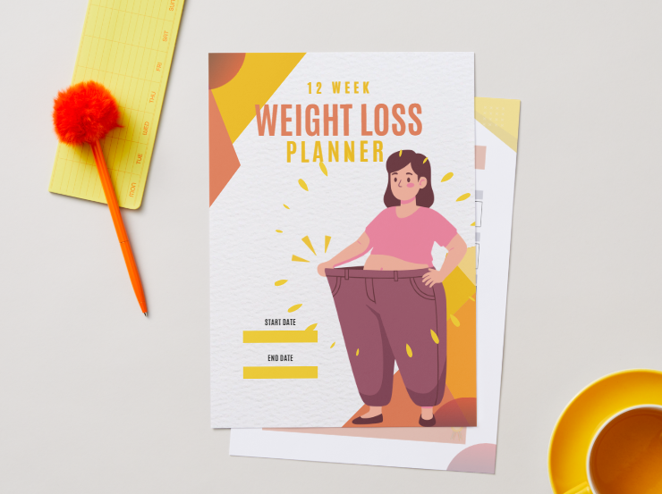 12 Week Weight Loss Planner | Digital Download