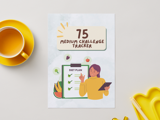 75 Medium Challenge Tracker | Digital Download