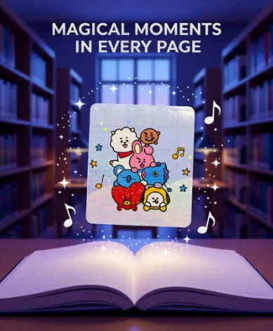 Kawaii BT21 Inspired Magnetic Bookmark