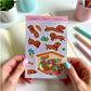 Chibi Dachshund Sticker Sheet | Planner Laptop Decal, Waterproof Vinyl Dog Art