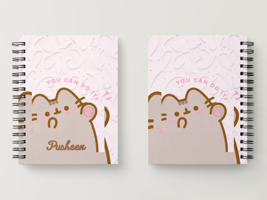 Kawaii Pusheen "You Can Do It" Notebook | A5 Notebook