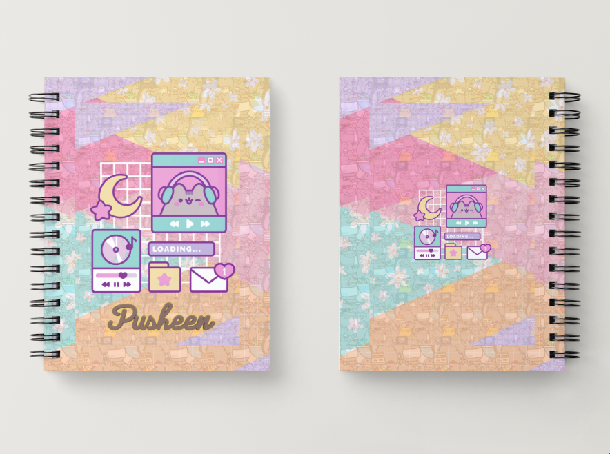 Kawaii Pusheen Retro Gaming Notebook | A5 Notebook