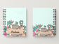 Kawaii Pusheen Garden Notebook | A5 Notebook