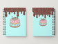 Kawaii Pusheen Floating Donut Stack Notebook | A5 Notebook