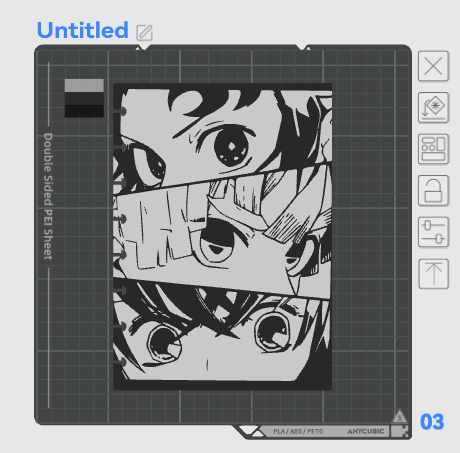 Demon Slayer Eyes 3 MF file for 3D Printing
