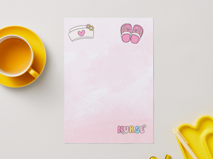Nurse Themed Notepads