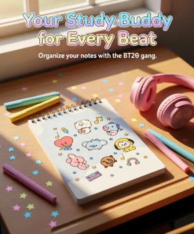 BT21 Inspired Notebook