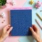 Polka Dot Cardstock Sticker Sheet | 5x7 inches, Stationary, Journaling